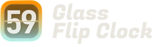 GlassFlipClock